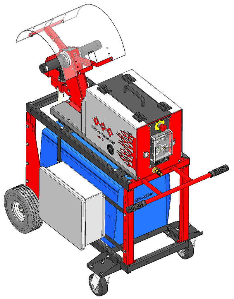 Low Profile Caged Cart or Low Profile Close-Coupled Cart