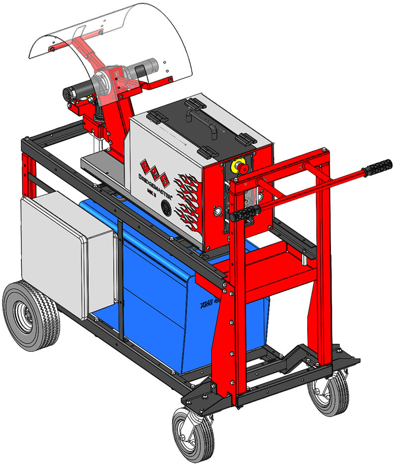Low Profile Caged Cart or Low Profile Close-Coupled Cart